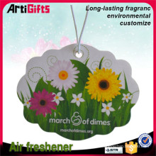 Wholesale hanging designer fragrance car air freshener